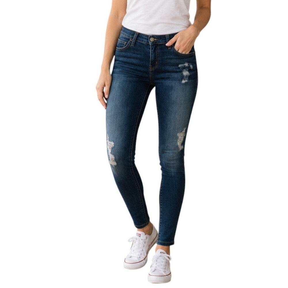 Current/Elliot Mid-Rise Skinny Leg Jeans, US26